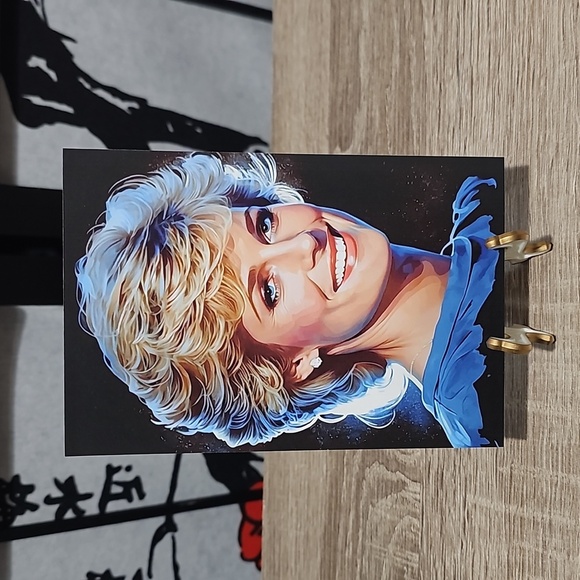 4x6 Princess Diana Smiling Fantasy Art Print - Picture 1 of 6